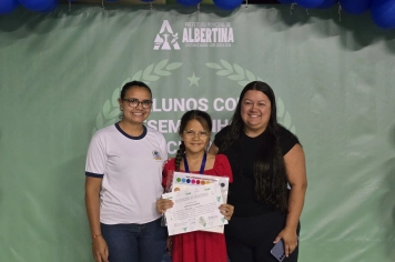 Foto - Cerimônia de premiação do Projeto +IDEB