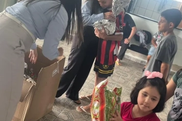 Foto relacionada - Presentes, carinho e pertencimento: CRAS de Albertina vive tarde de alegria com ação do Sicoob Credivass