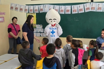 Foto - Saúde e Educação juntas pela vacinação em dia