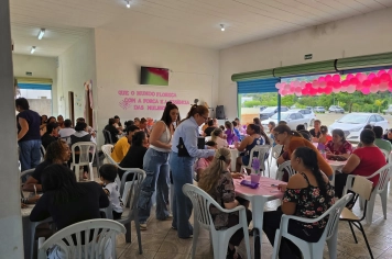 Foto - Dia da Mulher no CRAS Homenagem e Convivência