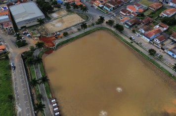 Foto - Manutenção no Parque do Lago