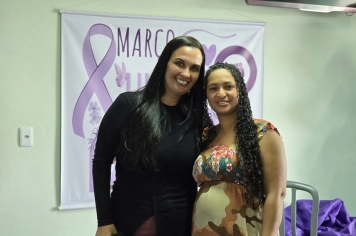 Foto - Março Lilás Palestra de Prevenção e Cuidado com a Mulher