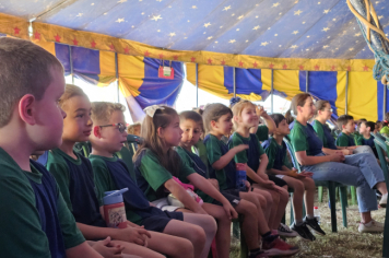 Foto - Crianças da Pré-Escola vivem dia mágico no circo em Jacutinga
