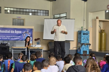 Foto relacionada - Educação ambiental marca Dia Mundial da Água com ações nas escolas de Albertina