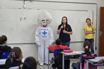 Foto - Saúde e Educação juntas pela vacinação em dia