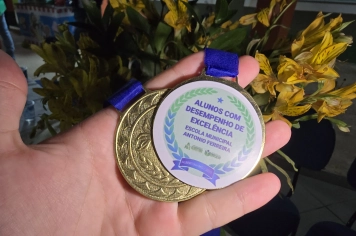 Foto - Cerimônia de premiação do Projeto +IDEB