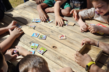 Foto - Jardim Sensorial da Pré-Escola Municipal Luzia Sanches Diniz
