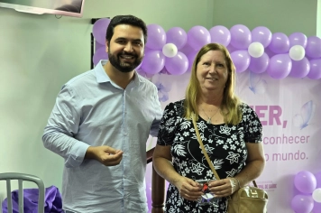 Foto - Março Lilás Palestra de Prevenção e Cuidado com a Mulher