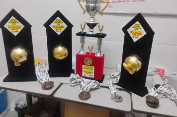 Foto relacionada - Base do Futsal de Albertina fecha participação na 3ª Copa com vice no Sub-10 e pódios no Sub-12 e Sub-16