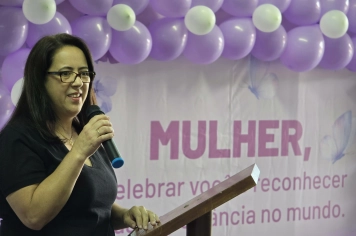 Foto - Março Lilás Palestra de Prevenção e Cuidado com a Mulher