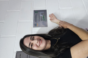 Foto - Inauguração do espaço revitalizado do Centro Educacional “Professora Marilene Botelho Opúsculo”