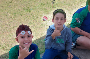 Foto - Dia do Cabelo Maluco – Escola Municipal Antonio Ferreira