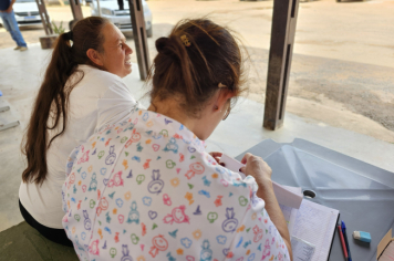 Foto - Vacinação nos trabalhadores do Setor de Obras 