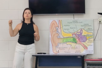 Foto relacionada - Palestra sobre Saúde Auditiva é realizada na Escola Antônio Ferreira