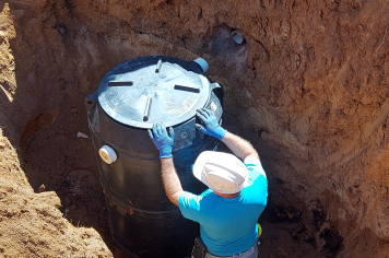 Foto - Instalação de Fossas Biodigestoras na Zona Rural de Albertina