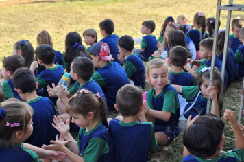 Foto - Crianças da Pré-Escola vivem dia mágico no circo em Jacutinga
