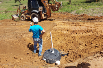 Foto - Instalação de Fossas Biodigestoras na Zona Rural de Albertina