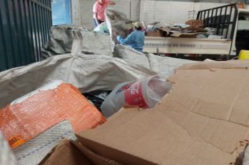 Foto - Primeiro Dia da Coleta Seletiva em Albertina!