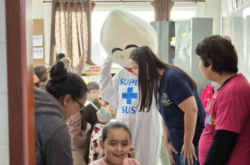 Foto - Saúde e Educação juntas pela vacinação em dia