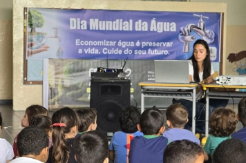 Foto relacionada - Educação ambiental marca Dia Mundial da Água com ações nas escolas de Albertina