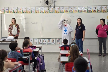Foto - Saúde e Educação juntas pela vacinação em dia