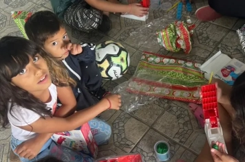 Foto relacionada - Presentes, carinho e pertencimento: CRAS de Albertina vive tarde de alegria com ação do Sicoob Credivass