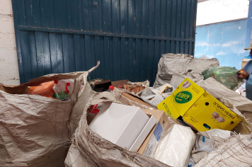Foto - Primeiro Dia da Coleta Seletiva em Albertina!