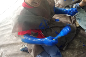 Foto - Atividade lúdica estimula aprendizado e imaginação das crianças do Maternal