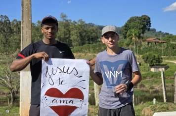 Foto - Evangelização em Albertina (8º Semana Evangélica)