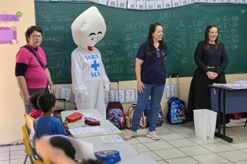 Foto - Saúde e Educação juntas pela vacinação em dia
