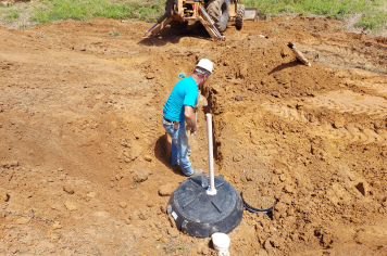 Foto - Instalação de Fossas Biodigestoras na Zona Rural de Albertina