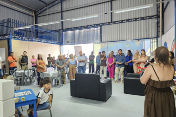 Foto - Inauguração do espaço revitalizado do Centro Educacional “Professora Marilene Botelho Opúsculo”