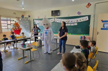 Foto - Saúde e Educação juntas pela vacinação em dia