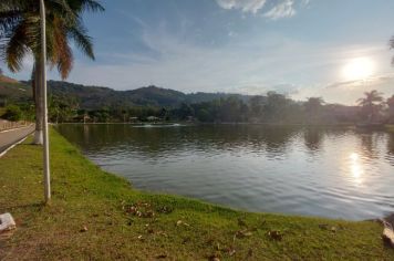 Foto - Por Do Sol no Lago Municipal 