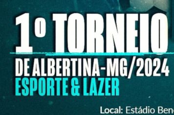 1⁰ torneio de futebol de campo 2024 de Albertina em comemoração aos 61 anos histórias