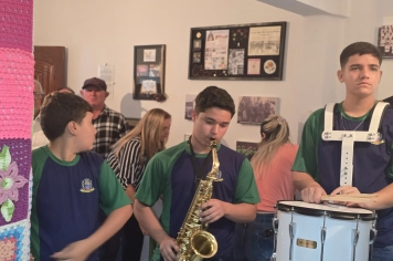 Fanfarra José Francisco emociona durante a inauguração do Centro Cultural e Turístico “Alcides Sassarrão”