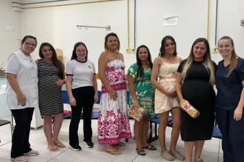 UBS de Albertina realiza encontro com gestantes e fortalece cuidado com acolhimento e orientação