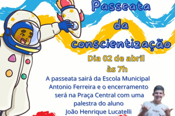 Um Passo Pela Conscientização: Passeata Reforça a Importância do Respeito e da Inclusão