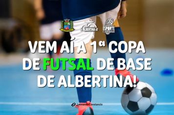 Albertina dá o pontapé inicial com a 1ª Copa de Futsal de Base: esporte e juventude em destaque!