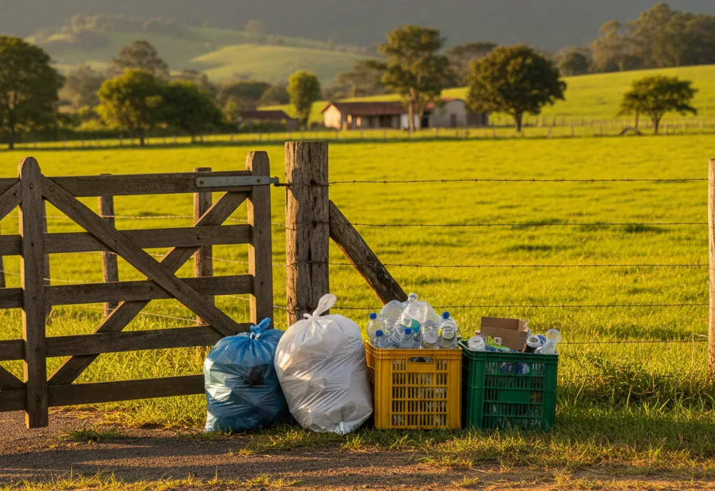 Zona rural mais limpa começa com uma atitude simples
