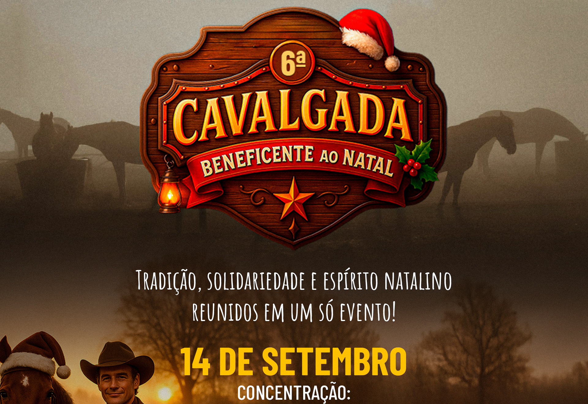 6ª Cavalgada ao Natal Vai Unir Solidariedade e Cultura em Albertina