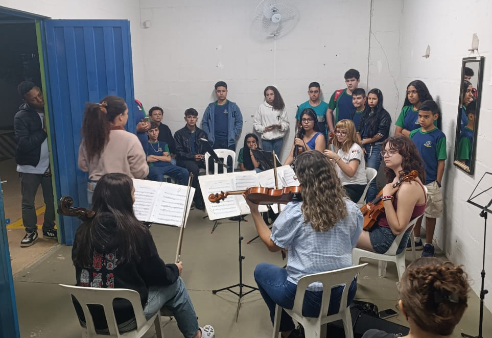 Música que Inspira: Alunos de Albertina Vivem Experiência no Conservatório de Tatuí