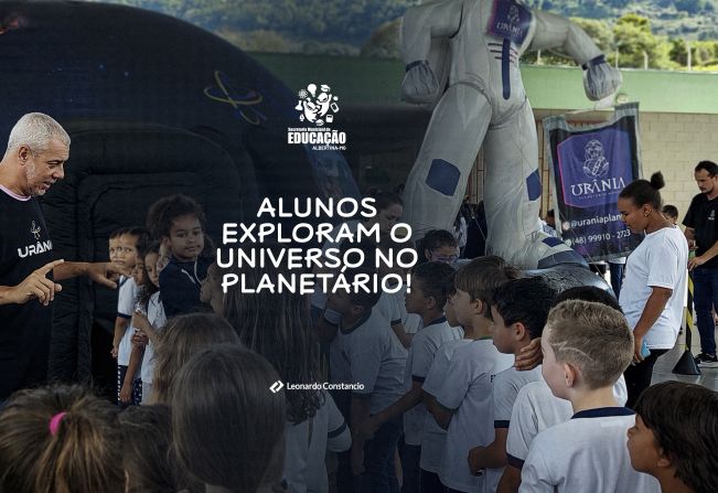 Viagem ao Cosmos: Alunos Exploram o Universo no Planetário!