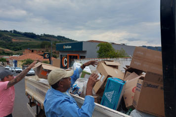 Foto - Primeiro Dia da Coleta Seletiva em Albertina!