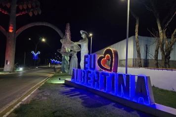 Foto - Decoração de Natal Albertina de Luz 2025
