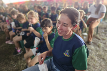 Foto - Crianças da Pré-Escola vivem dia mágico no circo em Jacutinga