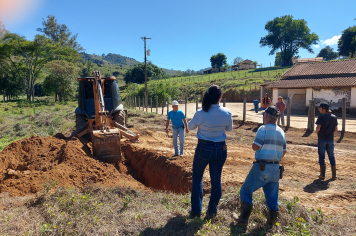 Foto - Instalação de Fossas Biodigestoras na Zona Rural de Albertina