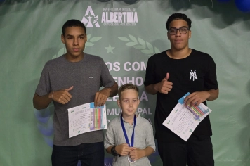 Foto - Cerimônia de premiação do Projeto +IDEB