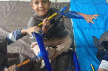 Foto - Atividade lúdica estimula aprendizado e imaginação das crianças do Maternal