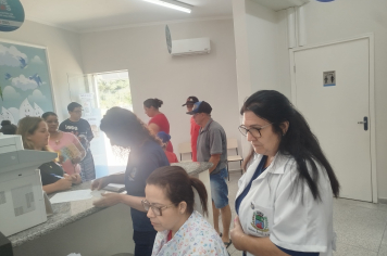 Foto - Campanha de Atualização de Vacinas na UBS de Albertina